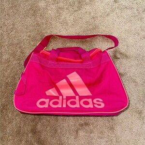 Adidas Women’s Duffle Gym Bag – Hot Pink & Coral – Medium Size